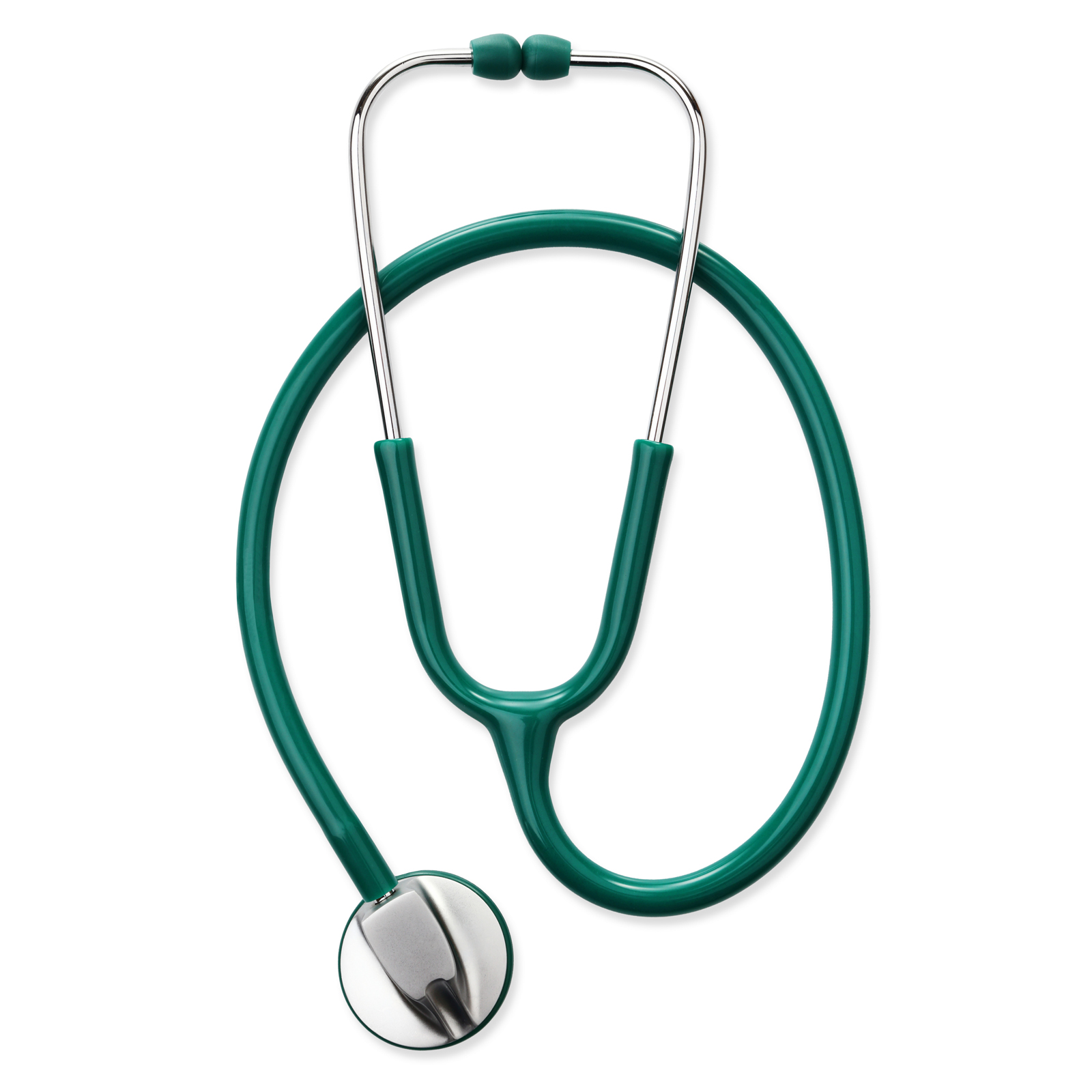 СТЕТОСКОП ВК3009 ЛЮКС з односторонньою головкою з цинкового сплаву з пластиковим кільцем-накладкою, BOKANG (КНР).